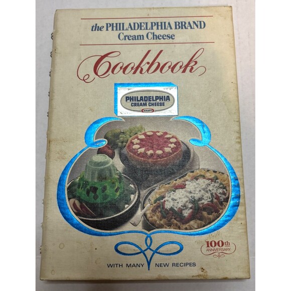 The PHILADELPHIA BRAND Cream Cheese Cookbook  100th Anniversary  First Printing - Picture 1 of 6